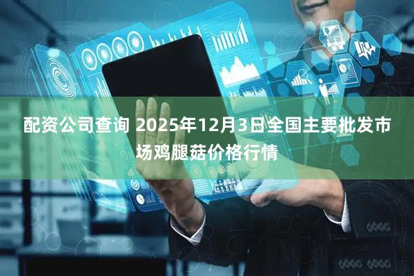 配资公司查询 2025年12月3日全国主要批发市场鸡腿菇价格行情